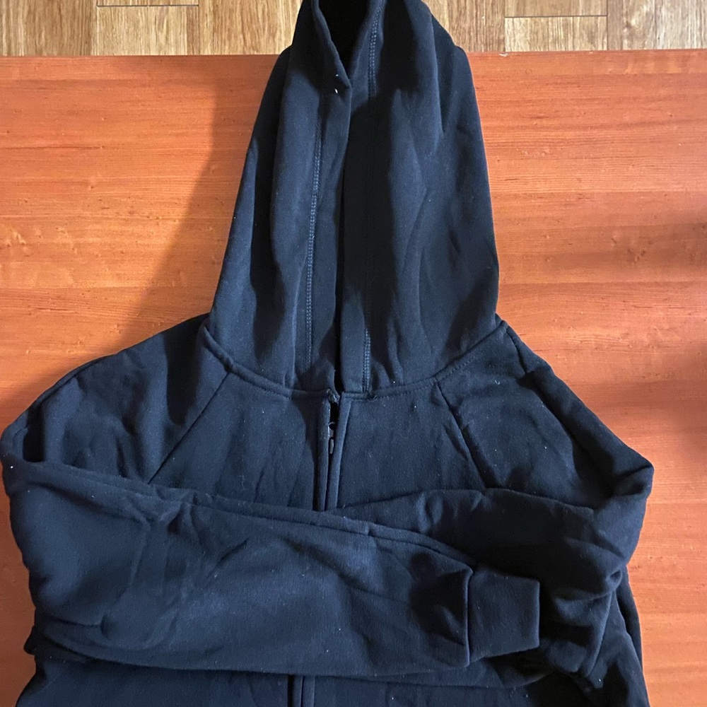 Black Zip Up hoodie